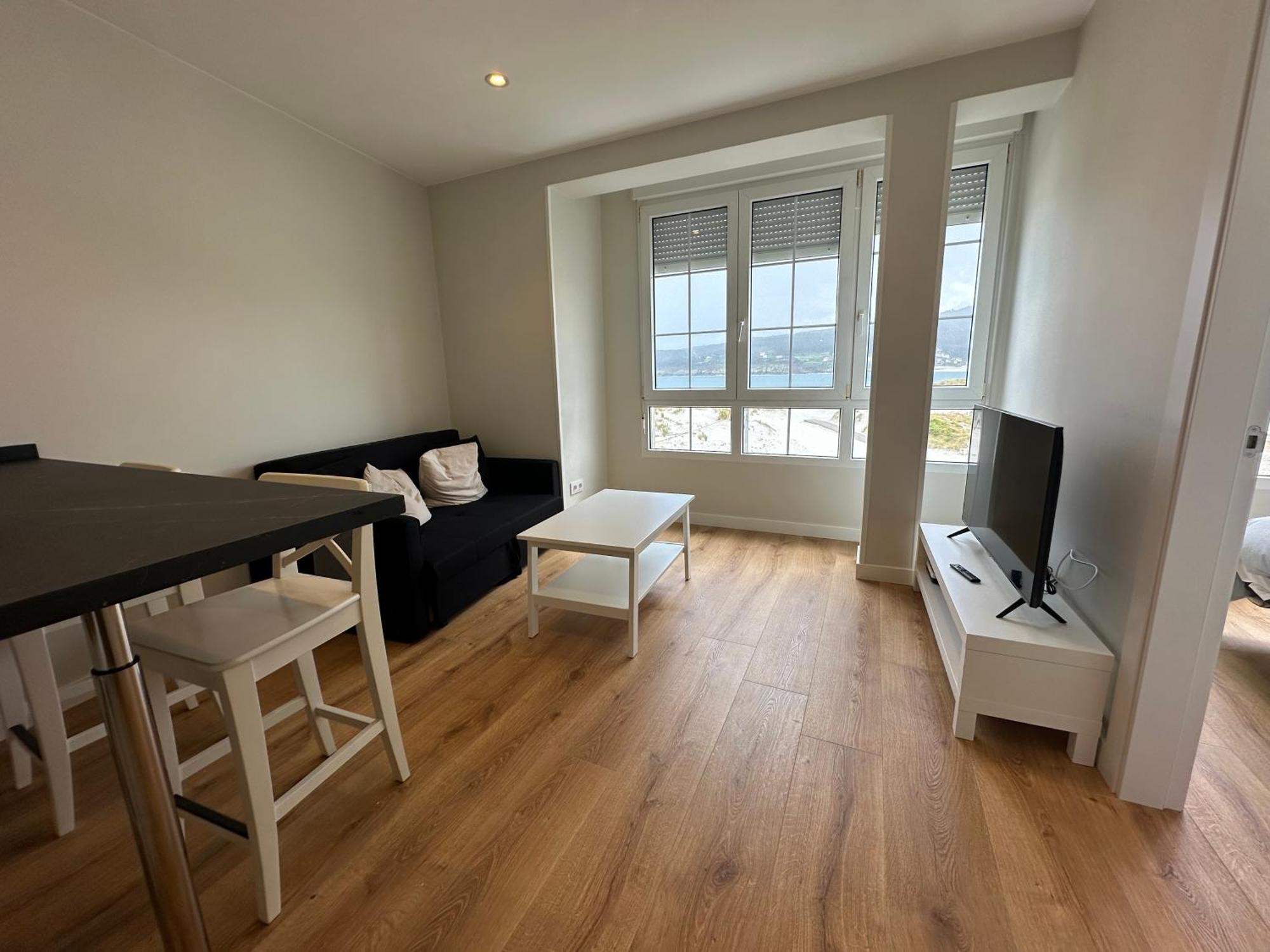 Apartament A Terraza Pequena By Oktheway Laxe Zewnętrze zdjęcie