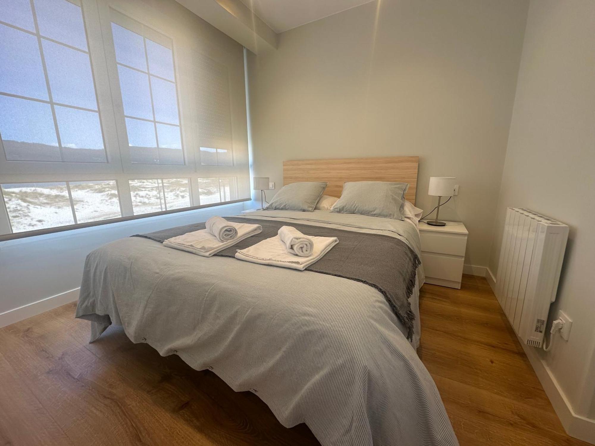 Apartament A Terraza Pequena By Oktheway Laxe Zewnętrze zdjęcie